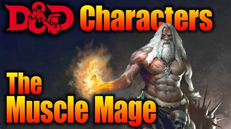Muscle wizard strong and magical person